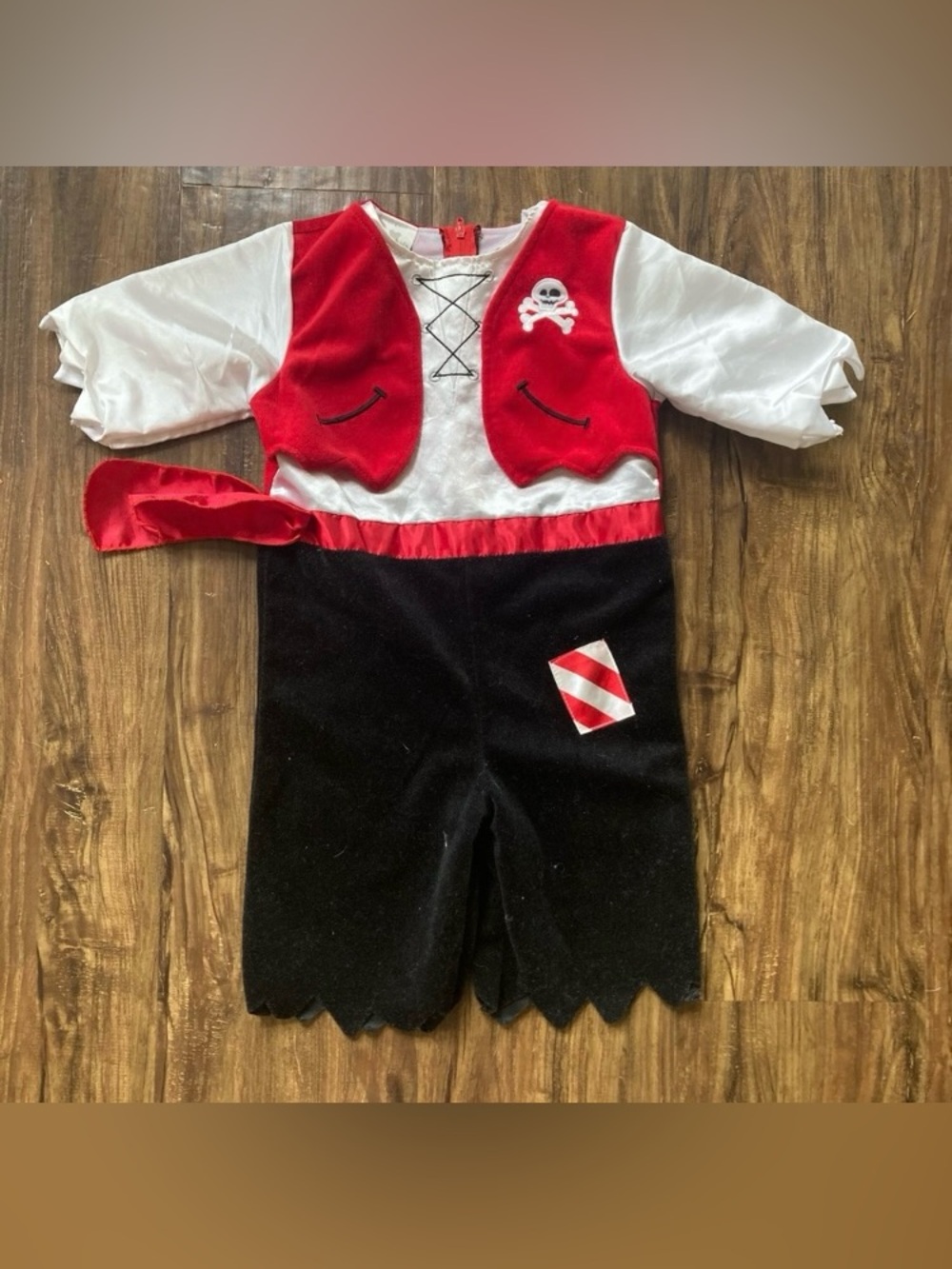 Koala Kids Red and Black Pirate Costume